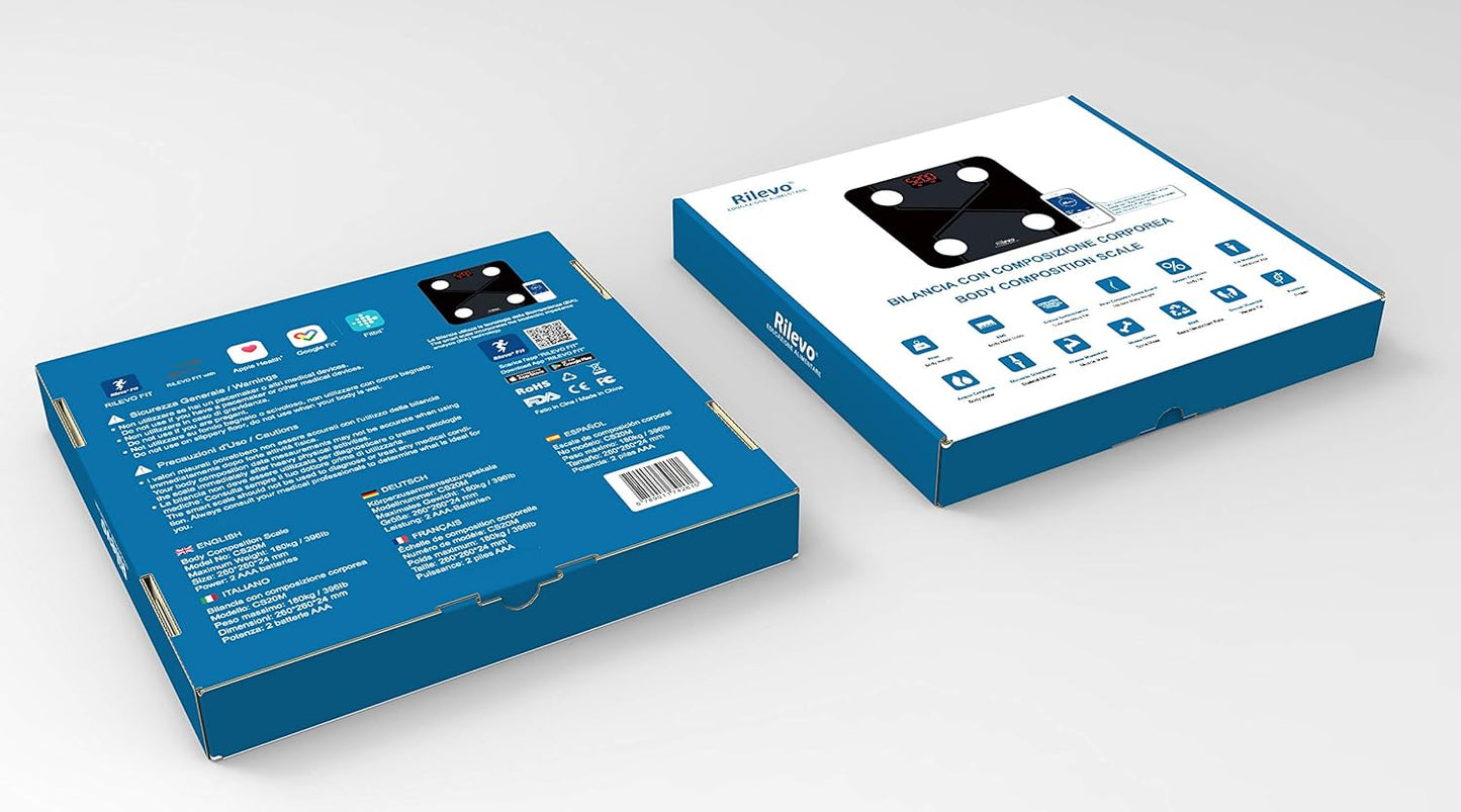 Bilancia BIA con funzioni di controllo dello stato di salute del corpo