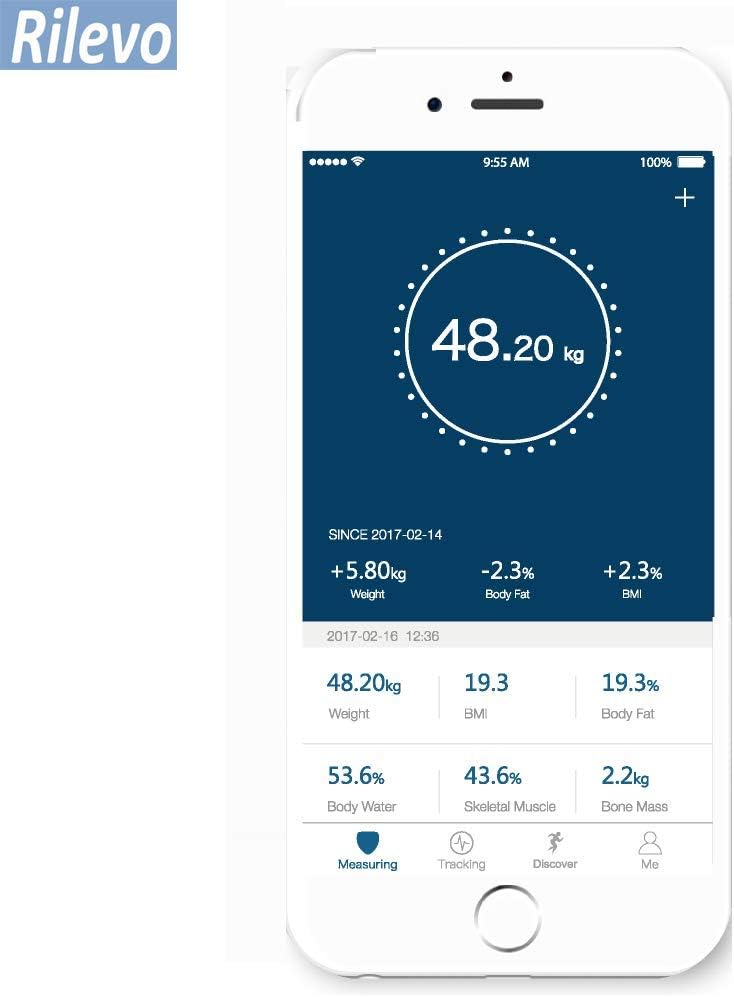 Bilancia BIA con funzioni di controllo dello stato di salute del corpo