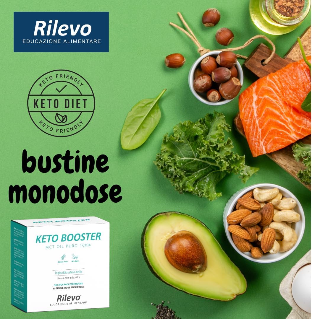 Keto Booster MCT Oil Puro 100% Trigliceridi a catena media