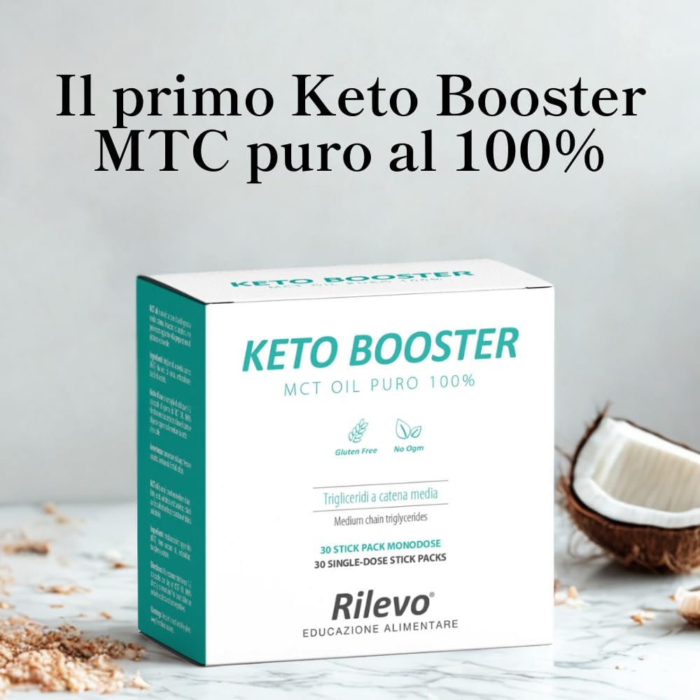 Keto Booster MCT Oil Puro 100% Trigliceridi a catena media