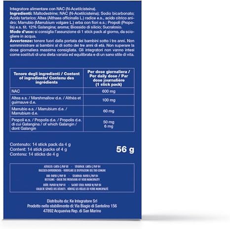 Nac+ N-acetilcisteina 600mg